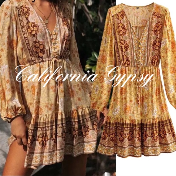 LAST ONE Floral  dress - Picture 5 of 15